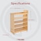 Rev-A-Shelf Maple Wood; Steel, Natural Maple, 11.75 in W, 25.5 in H, 21.63 in D 448-BCSC-11C - alternate 4